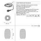 Lampadaire pour design extérieur en 3 tailles, 2 pièces - Pandora S par Myyour Viadurini