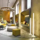 Lampadaire Slide Flux slim en méthacrylate fabriqué en Italie Viadurini