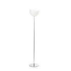 Lampadaire Isotta en verre blanc, fabriqué en Italie Viadurini