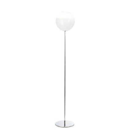 Lampadaire Isotta en verre blanc, fabriqué en Italie Viadurini
