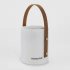 Lampe design portable pour l'extérieur avec LED multicolores, haut-parleur Bluetooth et télécommande (IP44) Viadurini