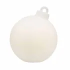 Lampe de décoration intérieure ou extérieure rouge, boule de Noël blanche - Pallastar Viadurini