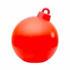 Lampe de décoration intérieure ou extérieure rouge, boule de Noël blanche - Pallastar Viadurini