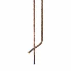 Grilli Snake fabriqué en Italie lampe design en cuir et métal Viadurini