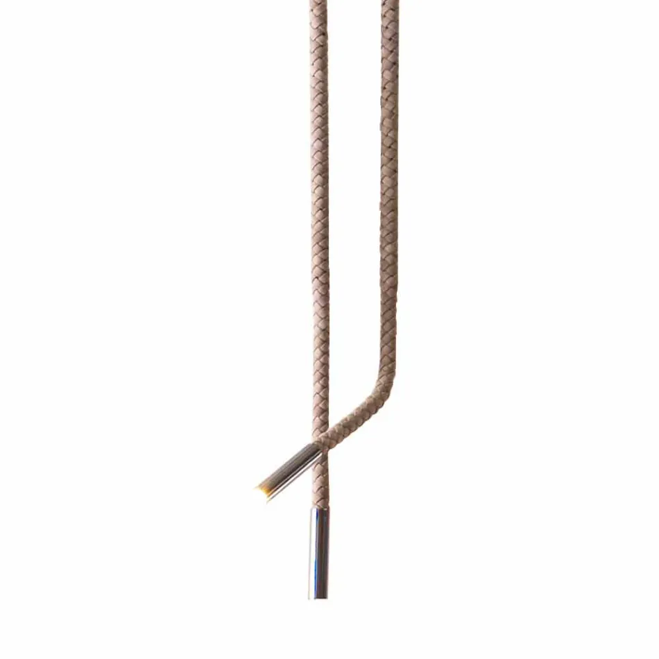 Grilli Snake fabriqué en Italie lampe design en cuir et métal Viadurini