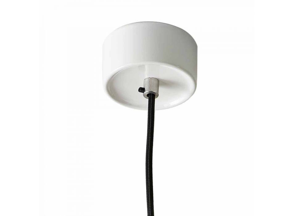 Lampe à suspension design en céramique produite en Italie, Asie Viadurini