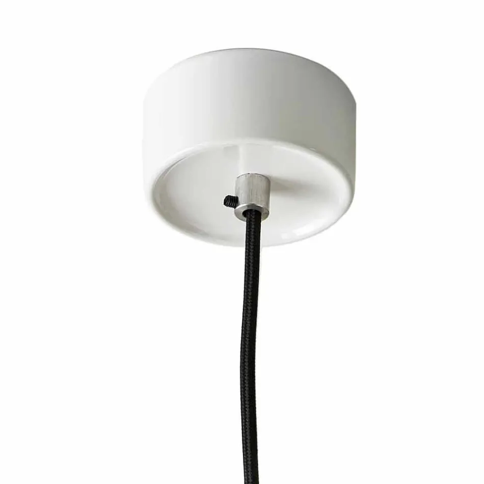 Lampe à suspension design en céramique produite en Italie, Asie Viadurini