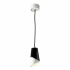 Lampe à suspension design en céramique produite en Italie, Asie Viadurini