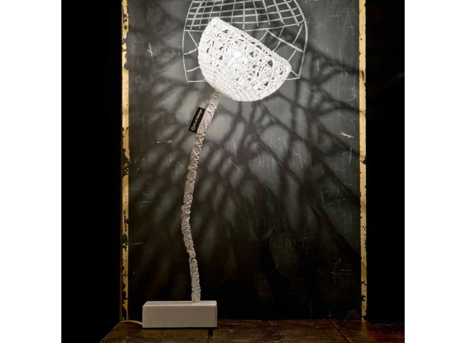 Lampe design de table In-es.artdesign T2 texture tige flexible Viadurini