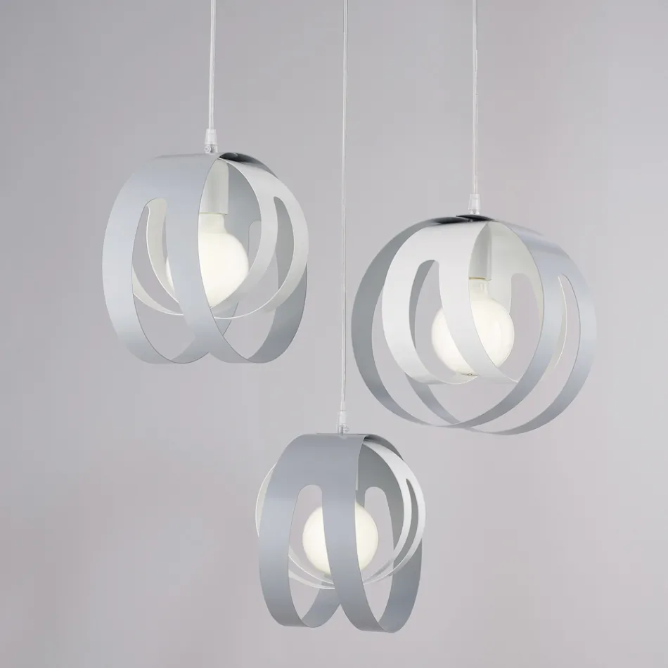 Aries - Lampe design en verre et métal, fabriquée en Italie, pour une décoration élégante - Aries Viadurini