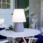 Lampe design moderne pour intérieur ou extérieur en plastique coloré - Fungostar Viadurini