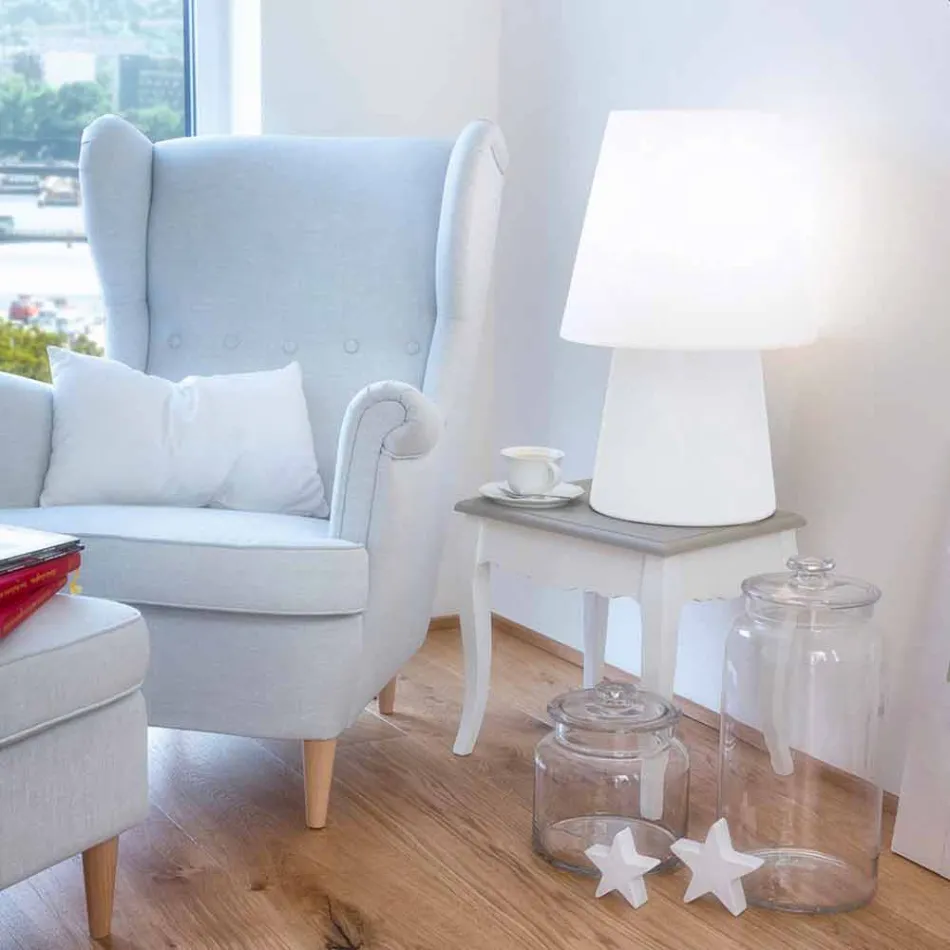 Lampe design moderne pour intérieur ou extérieur en plastique coloré - Fungostar Viadurini