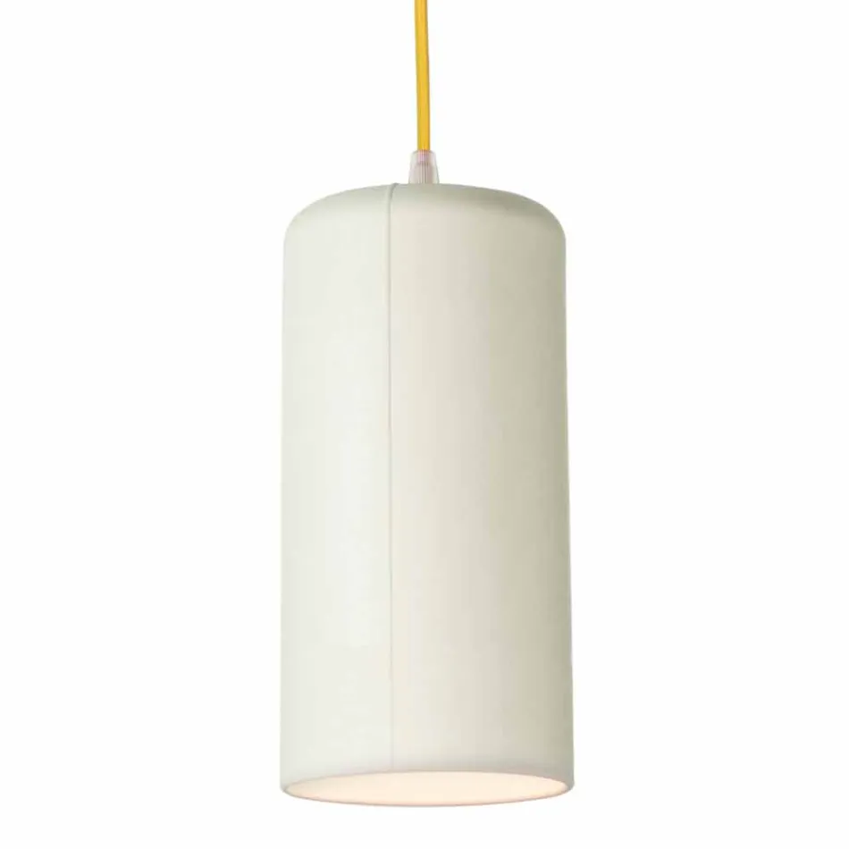 Lampe design suspendue In-es.artdesign Candle 1 en laprène coloré Viadurini