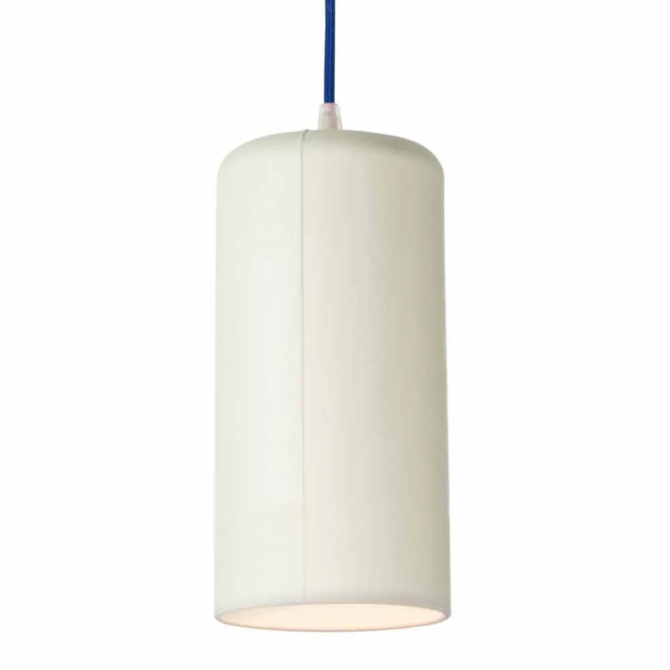 Lampe design suspendue In-es.artdesign Candle 1 en laprène coloré Viadurini