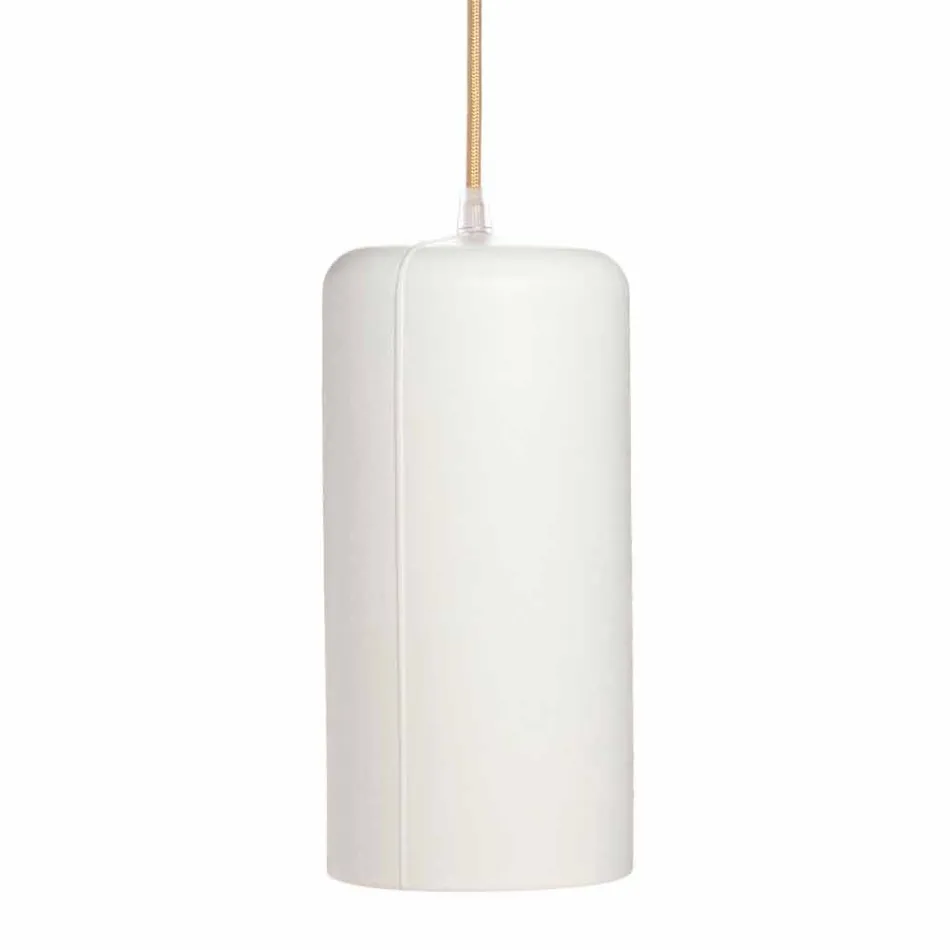 Lampe design suspendue In-es.artdesign Candle 1 en laprène coloré Viadurini