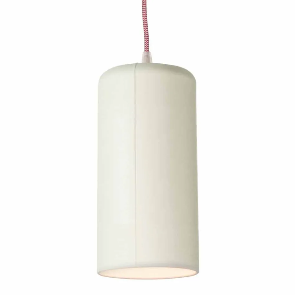 Lampe design suspendue In-es.artdesign Candle 1 en laprène coloré Viadurini