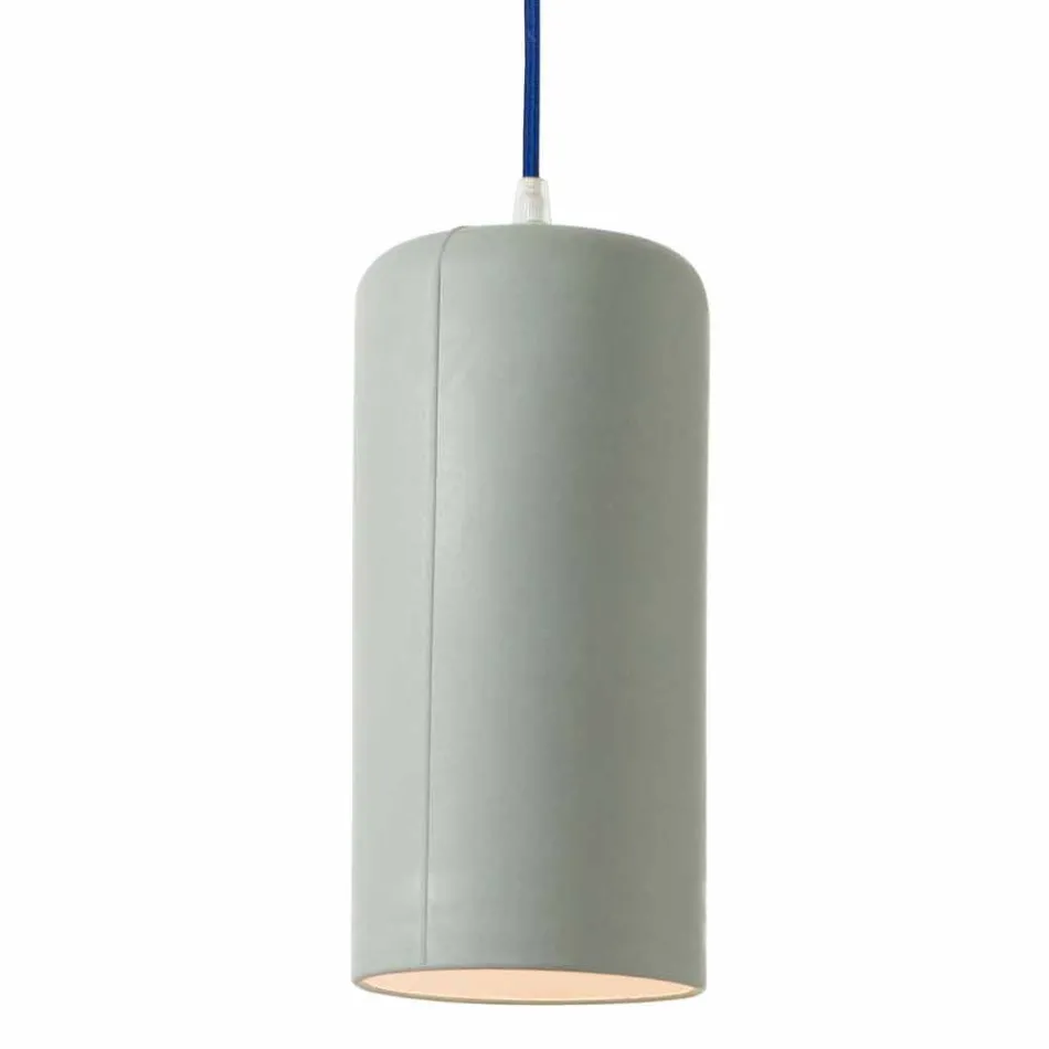 Lampe design suspendue In-es.artdesign Candle 1 en laprène coloré Viadurini