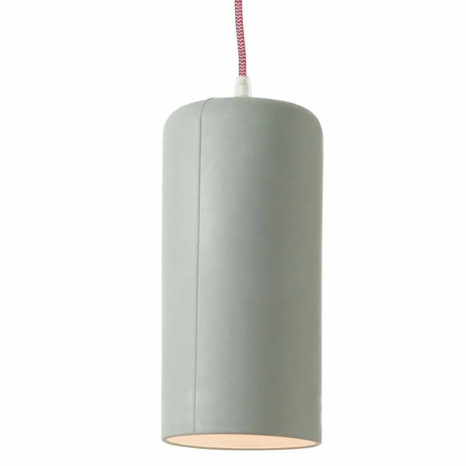 Lampe design suspendue In-es.artdesign Candle 1 en laprène coloré Viadurini