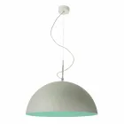 Lampe design suspendue In-es.artdesign Mezza Luna Ciment paint Viadurini