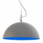 Lampe design suspendue In-es.artdesign Mezza Luna Ciment paint Viadurini