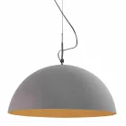 Lampe design suspendue In-es.artdesign Mezza Luna Ciment paint Viadurini