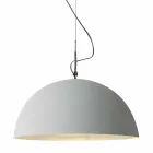 Lampe design suspendue In-es.artdesign Mezza Luna Ciment paint Viadurini