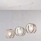Lampe élégante en verre et métal, fabriquée en Italie pour des intérieurs raffinés - Aries Viadurini