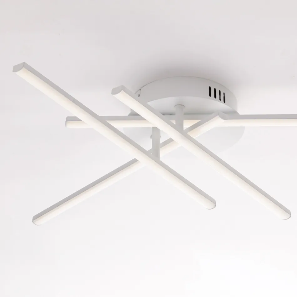 Lampe élégante en verre et métal, fabriquée en Italie pour des intérieurs raffinés - Idra Viadurini