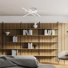 Lampe élégante en verre et métal, fabriquée en Italie pour des intérieurs raffinés - Idra Viadurini