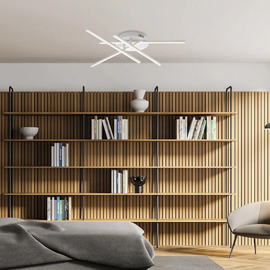 Lampe élégante en verre et métal, fabriquée en Italie pour des intérieurs raffinés - Idra Viadurini