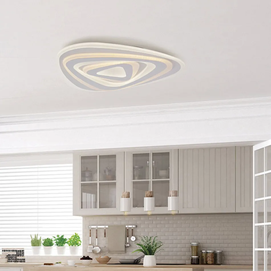 Lampe élégante en verre et métal, fabriquée en Italie, pour intérieurs raffinés - Rigel Viadurini