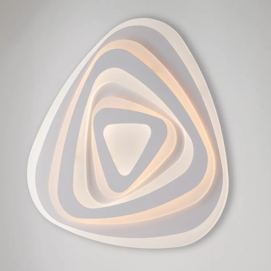 Lampe élégante en verre et métal, fabriquée en Italie, pour intérieurs raffinés - Rigel Viadurini