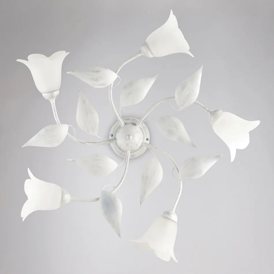 Lampe élégante en verre et métal, fabriquée en Italie, pour des intérieurs raffinés – Sirio Viadurini