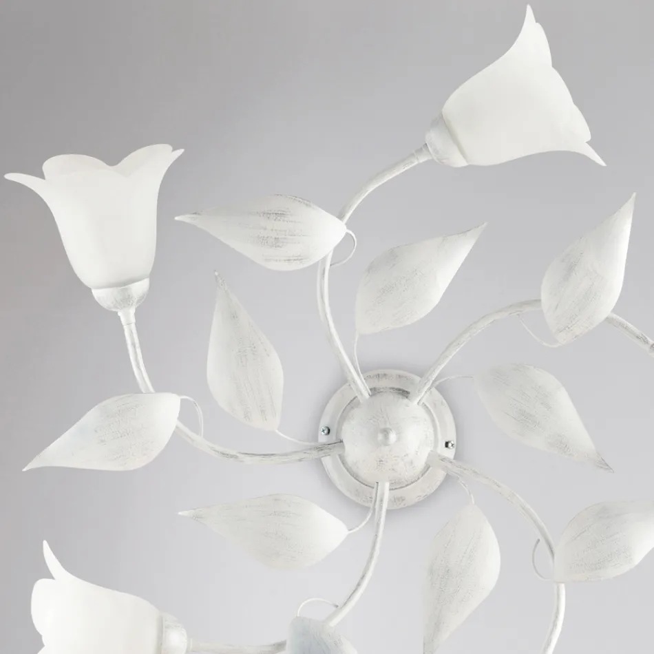 Lampe élégante en verre et métal, fabriquée en Italie, pour des intérieurs raffinés – Sirio Viadurini