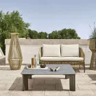 Lampe de jardin en aluminium et fibre Made in Italy - Cricket by Varaschin Viadurini