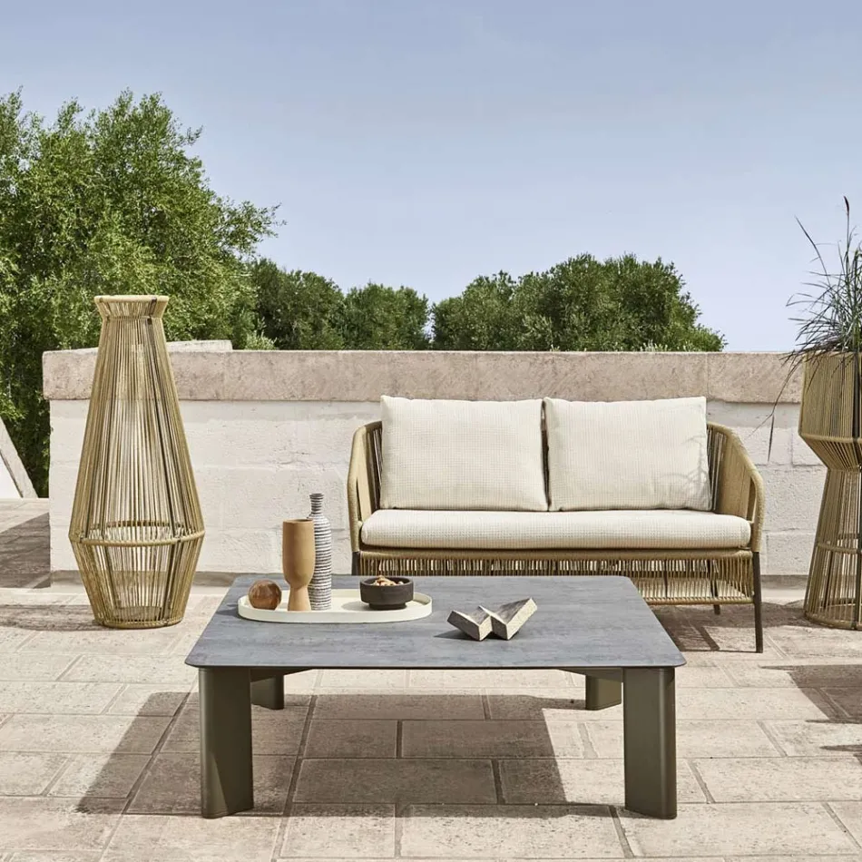 Lampe de jardin en aluminium et fibre Made in Italy - Cricket by Varaschin Viadurini