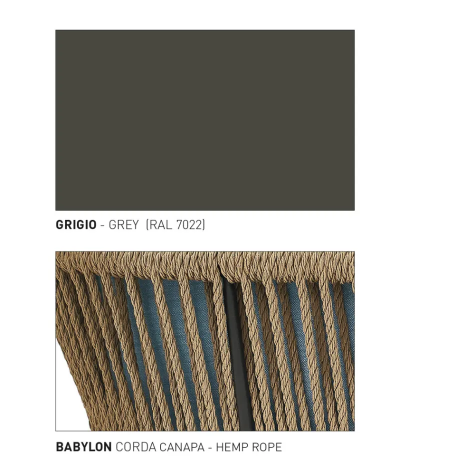 Lampe de jardin en aluminium et fibre Made in Italy - Cricket by Varaschin Viadurini