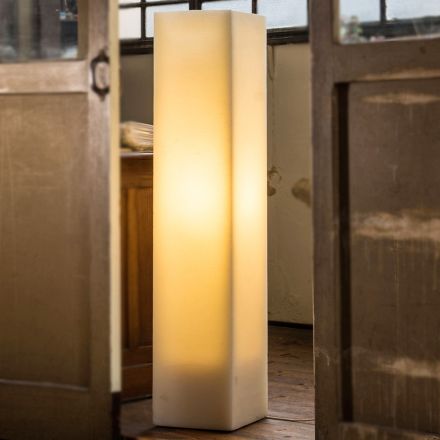 Lampe à cire effet rayé haut design fabriquée en Italie - Dalila Viadurini