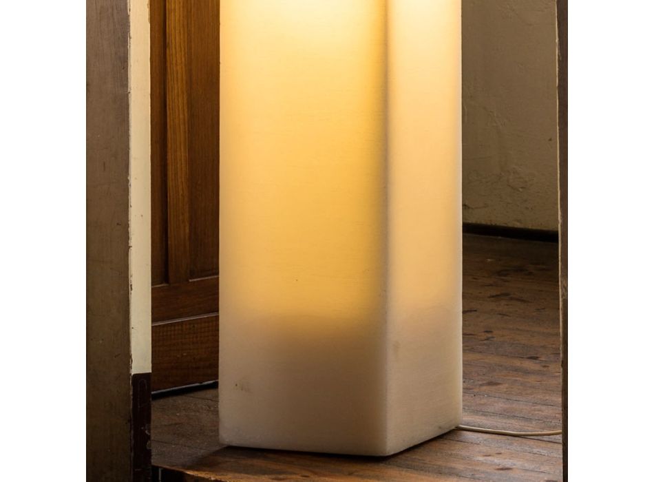 Lampe en cire à effet rayé élevé et design Made in Italy - Dalila Viadurini