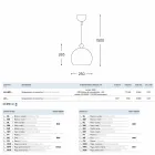 La lampe brille céramique Aldo Bernardi, avec une rosette sortie. Viadurini