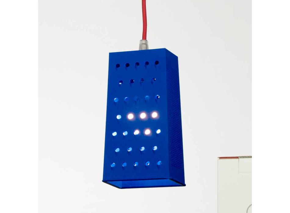 Lampe à suspension en laprène In-es.artdesign Cacio & Pepe 2 colorés Viadurini