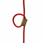 Lampe en bois de hêtre et céramique suspendue fabriqué en Italie, Asie Viadurini