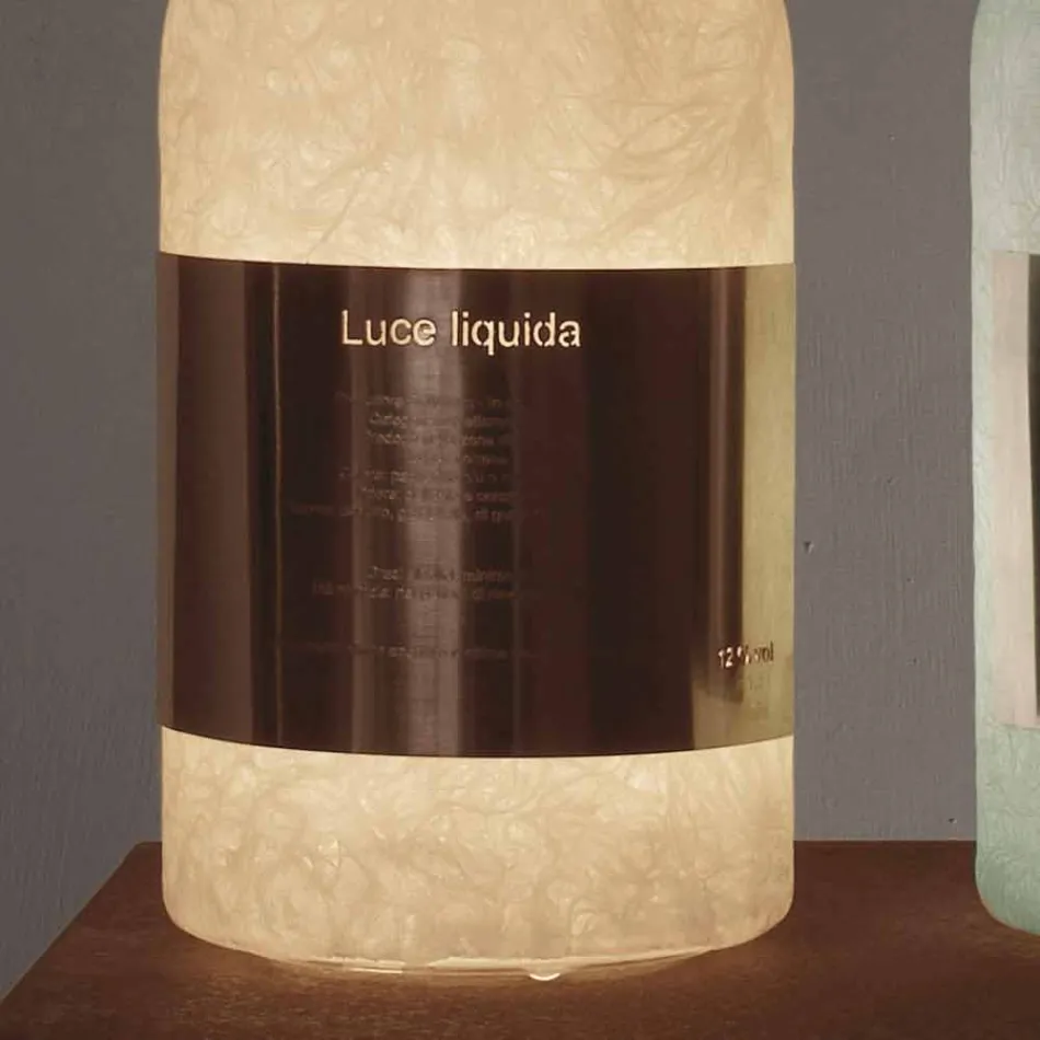 Lampe de table en nébulite colorée In-es.artdesign Luce Liquid1 Viadurini