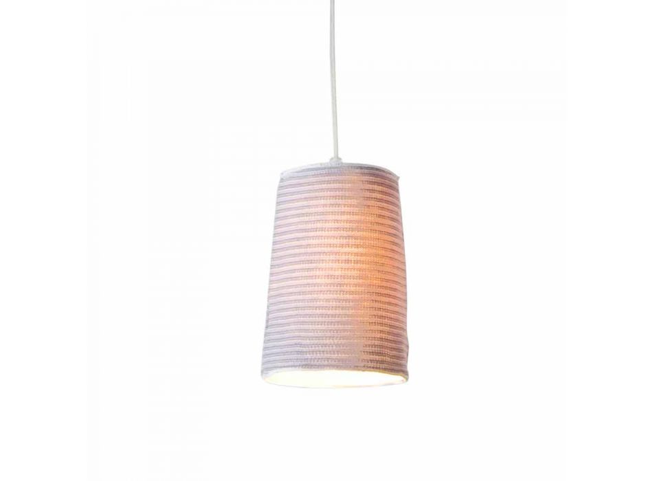Lampe à suspension en laine et laine In.es.artdesign Paint Stripe Viadurini