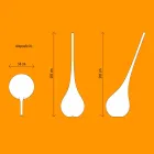 Lampe Design en Plastique avec Vase Fleuri Lumineux - Ampoule - Myyour Viadurini