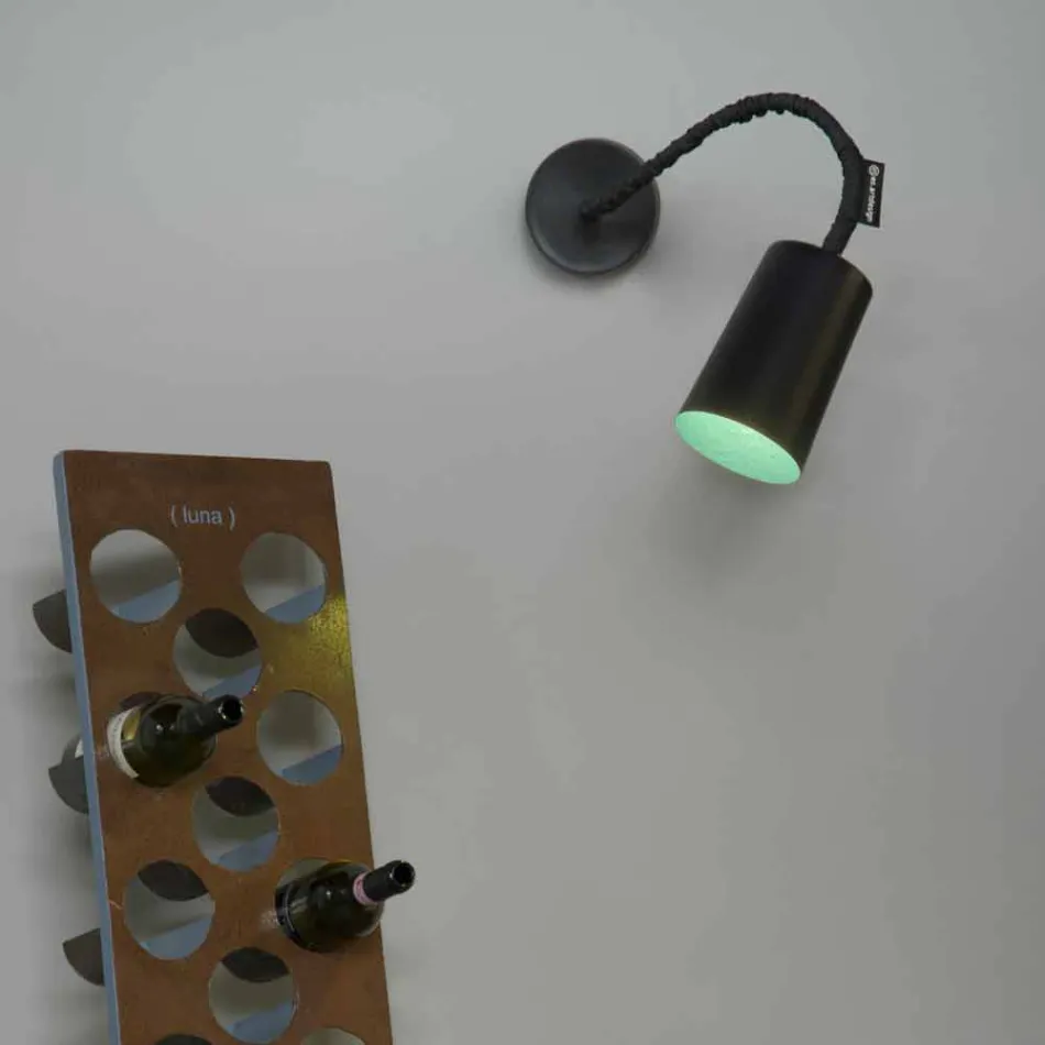 Lampe murale en résine In-es.artdesign Peinture avec un tableau moderne Viadurini