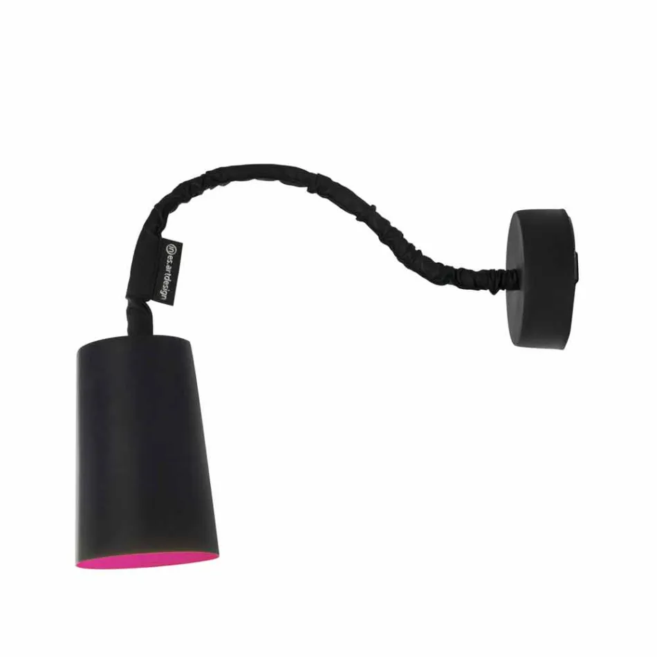 Lampe murale en résine In-es.artdesign Peinture avec un tableau moderne Viadurini