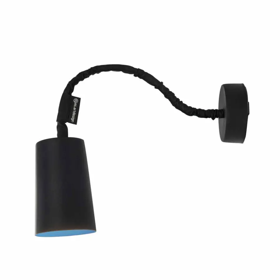 Lampe murale en résine In-es.artdesign Peinture avec un tableau moderne Viadurini