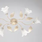 Lampe en verre et métal de fabrication italienne pour un mobilier élégant – Sirio Viadurini