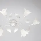 Lampe en verre et métal de fabrication italienne pour un mobilier élégant – Sirio Viadurini